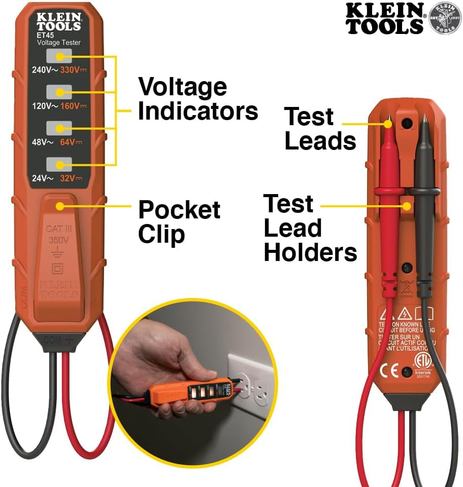 Discover the NCVT3PKIT: Your Essential Dual-Range Non-Contact Voltage Tester with Integrated Flashlight for Safe Electrical Work
