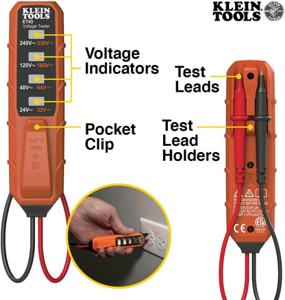 Discover the NCVT3PKIT: Your Essential Dual-Range Non-Contact Voltage Tester with Integrated Flashlight for Safe Electrical Work