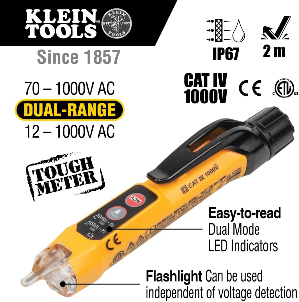 Discover the NCVT3PKIT: Your Essential Dual-Range Non-Contact Voltage Tester with Integrated Flashlight for Safe Electrical Work